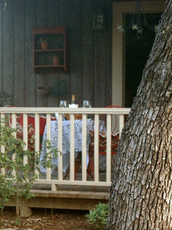The Pickett House Bed and Breakfast guesthouse in Johnson City, TX.